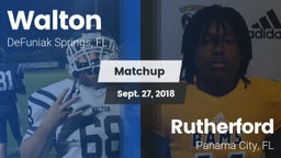 Matchup: Walton  vs. Rutherford  2018