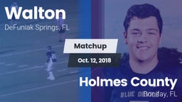 Matchup: Walton  vs. Holmes County  2018