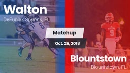 Matchup: Walton  vs. Blountstown  2018