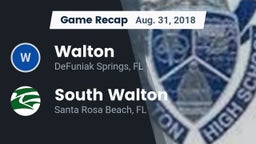 Recap: Walton  vs. South Walton  2018