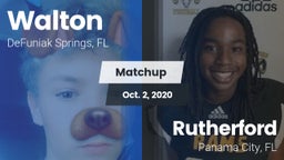 Matchup: Walton  vs. Rutherford  2020