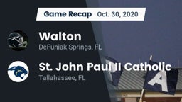Recap: Walton  vs. St. John Paul II Catholic  2020
