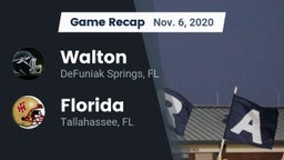 Recap: Walton  vs. Florida  2020