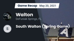 Recap: Walton  vs. South Walton (Spring Game) 2021
