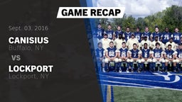 Recap: Canisius  vs. Lockport  2016