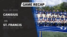 Recap: Canisius  vs. St. Francis  2016