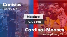 Matchup: Canisius  vs. Cardinal Mooney  2016