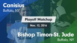 Matchup: Canisius  vs. Bishop Timon-St. Jude  2016