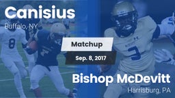 Matchup: Canisius  vs. Bishop McDevitt  2017