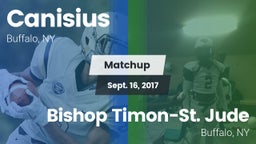 Matchup: Canisius  vs. Bishop Timon-St. Jude  2017