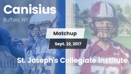 Matchup: Canisius  vs. St. Joseph's Collegiate Institute 2017