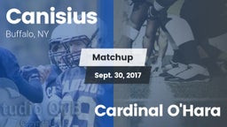 Matchup: Canisius  vs. Cardinal O'Hara 2017