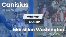 Matchup: Canisius  vs. Massillon Washington  2017