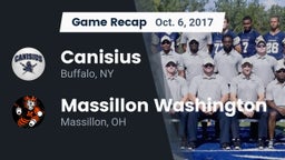 Recap: Canisius  vs. Massillon Washington  2017