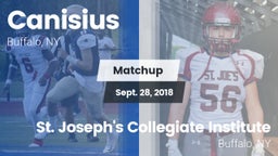 Matchup: Canisius  vs. St. Joseph's Collegiate Institute 2018