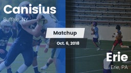 Matchup: Canisius  vs. Erie  2018