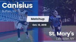 Matchup: Canisius  vs. St. Mary's  2018