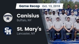 Recap: Canisius  vs. St. Mary's  2018