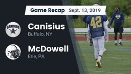 Recap: Canisius  vs. McDowell  2019