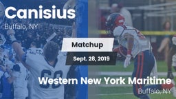 Matchup: Canisius  vs. Western New York Maritime  2019