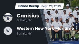 Recap: Canisius  vs. Western New York Maritime  2019