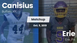 Matchup: Canisius  vs. Erie  2019