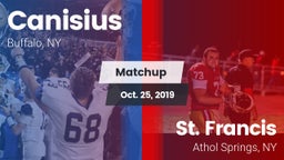 Matchup: Canisius  vs. St. Francis  2019