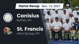 Recap: Canisius  vs. St. Francis  2021
