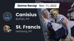Recap: Canisius  vs. St. Francis  2022