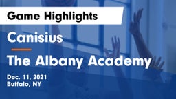 Canisius  vs The Albany Academy Game Highlights - Dec. 11, 2021