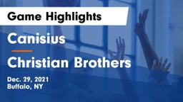 Canisius  vs Christian Brothers  Game Highlights - Dec. 29, 2021