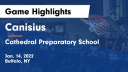 Canisius  vs Cathedral Preparatory School Game Highlights - Jan. 14, 2022