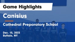 Canisius  vs Cathedral Preparatory School Game Highlights - Dec. 15, 2023