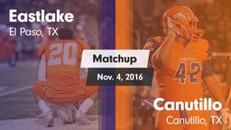 Matchup: Eastlake  vs. Canutillo  2016