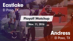 Matchup: Eastlake  vs. Andress  2016
