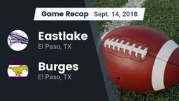 Recap: Eastlake  vs. Burges  2018