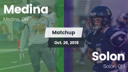 Matchup: Medina  vs. Solon  2018