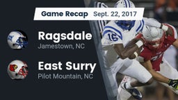 Recap: Ragsdale  vs. East Surry  2017
