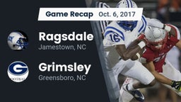 Recap: Ragsdale  vs. Grimsley  2017