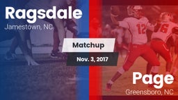 Matchup: Ragsdale  vs. Page  2017