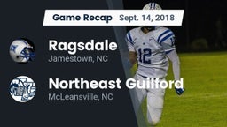 Recap: Ragsdale  vs. Northeast Guilford  2018