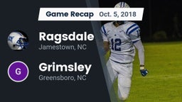 Recap: Ragsdale  vs. Grimsley  2018