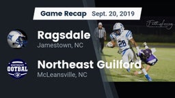 Recap: Ragsdale  vs. Northeast Guilford  2019