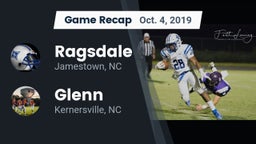 Recap: Ragsdale  vs. Glenn  2019