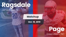 Matchup: Ragsdale  vs. Page  2019