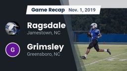 Recap: Ragsdale  vs. Grimsley  2019