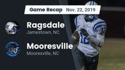 Recap: Ragsdale  vs. Mooresville  2019