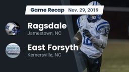 Recap: Ragsdale  vs. East Forsyth  2019