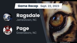 Recap: Ragsdale  vs. Page  2023