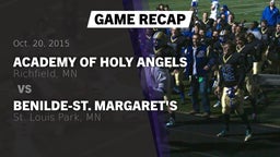 Recap: Academy of Holy Angels  vs. Benilde-St. Margaret's  2015